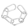 Lixada Pack of 6 Aluminum Carabiner Clip D-ring Locking Carabiner Keychain Hook