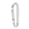 Lixada Pack of 6 Aluminum Carabiner Clip D-ring Locking Carabiner Keychain Hook