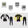 WOSAWE Long Sleeve Cycling Jersey Sets Breathable 4D Padded Pants Sportswear Mountain Bicycle Bike Apparel Cycling Clothing