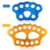 Lixida Outdoor 8 Holes Paw Rigging Plate 45KN Rescue Rock Climbing Mountaineering Equipment Multi Anchor Point Connector Gear