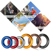 Lixada Outdoor Rappel Ring 22KN Rock Mountain Climbing O-ring Adventure Tree Climbing Hammock O-Ring Equipment