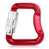 Lixada Outdoor Safety Rock Climbing Equipment Master Hook 18KN Paragliding Paraglider Parachute Clip Locking Carabiner