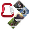 Lixada Outdoor Safety Rock Climbing Equipment Master Hook 18KN Paragliding Paraglider Parachute Clip Locking Carabiner