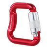 Lixada Outdoor Safety Rock Climbing Equipment Master Hook 18KN Paragliding Paraglider Parachute Clip Locking Carabiner