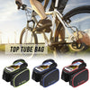 Bike Top Tube Phone Bag Bicycle Cycling Front Frame Bag Mobile Phone Holder Pouch Bike Phone Attachment Mount