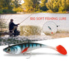 20cm 120g Big Soft Fishing Lure Lifelike Artificial Sea Boat Fish Tail Lures Swimbait Freshwater Saltwater Fishing Lures Baits