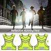 Outdoor Sports Running Reflective Vest Adjustable Lightweight Mesh Safety Gear for Women Men Jogging Cycling Walking