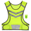 Outdoor Sports Running Reflective Vest Adjustable Lightweight Mesh Safety Gear for Women Men Jogging Cycling Walking