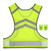 Outdoor Sports Running Reflective Vest Adjustable Lightweight Mesh Safety Gear for Women Men Jogging Cycling Walking