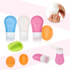 60ML Travel Cosmetic Bottle Toiletry Containers Set Leak Poof Approved Silicone Lotion Shampoo Toiletries Containers