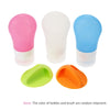 60ML Travel Cosmetic Bottle Toiletry Containers Set Leak Poof Approved Silicone Lotion Shampoo Toiletries Containers