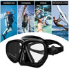 Diving Mask Goggles Swimming Diving Snorkeling Glass Equipment Toughened Tempered Glass