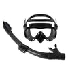 Lixada Kids Scuba Diving Mask Tube Set قناع الغطس السطحي نظارات نظارات الغوص السباحة سهلة التنفس الجاف غص