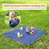 2-IN-1 Camping Blanket Picnic Ground Tarp Traveling Hiking Beach Park Ground Mat Water Repellent Camping Storage Bag