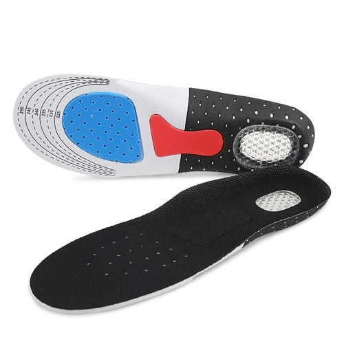 28.5cm Orthopedic Foot Arch Support Sport Shoe Pad Running Gel Insoles Insert Cushion