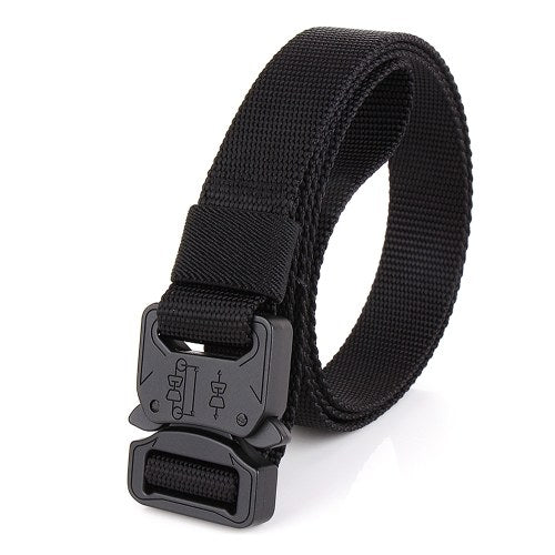 Lixada Tactical Quick Release Belt with Heavy Duty Buckle for Outdoor Camping Mountaineering Climbing Training Hunting