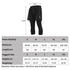 Arsuexo Men's 2 in 1 Running Capri Pants Breathable