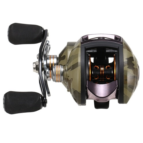 Lightweight High Speed 8.1:1 Gear Ratio Baitcast Fishing Reel