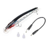 Fishing Lures Bait Electric Life-like Vibrate Fishing Lures USB Rechargeable Flashing LED Light