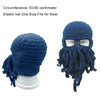 Funny Winter Warm Octopus Mustache Hat