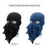 Funny Winter Warm Octopus Mustache Hat