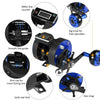 Line Counter Fishing Reel with Digital Display