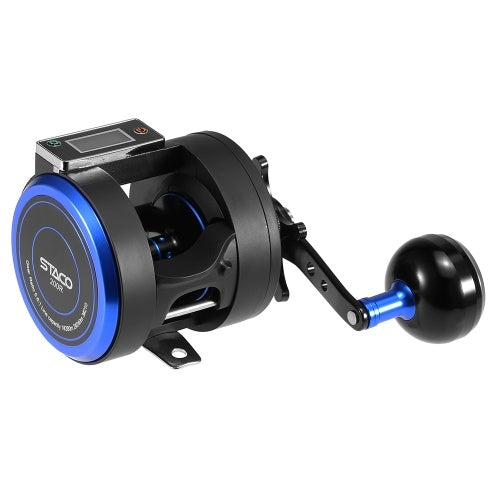 Line Counter Fishing Reel with Digital Display