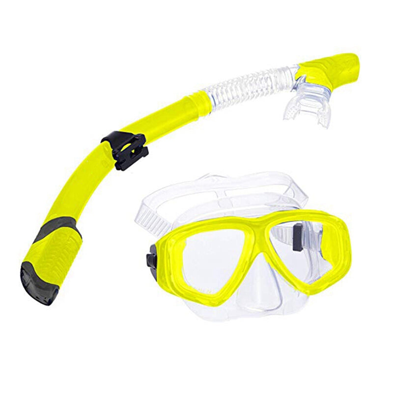 ZH-8053 Premium Scuba Diving Mask - Yellow
