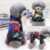 New dog clothes hooded camouflage padded coat autumn and winter clothes VIP Teddy pet small and medium-sized dog four-legged clothes