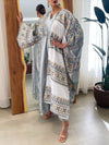 Elegant Ethnic Print Long Sleeve Jumpsuit