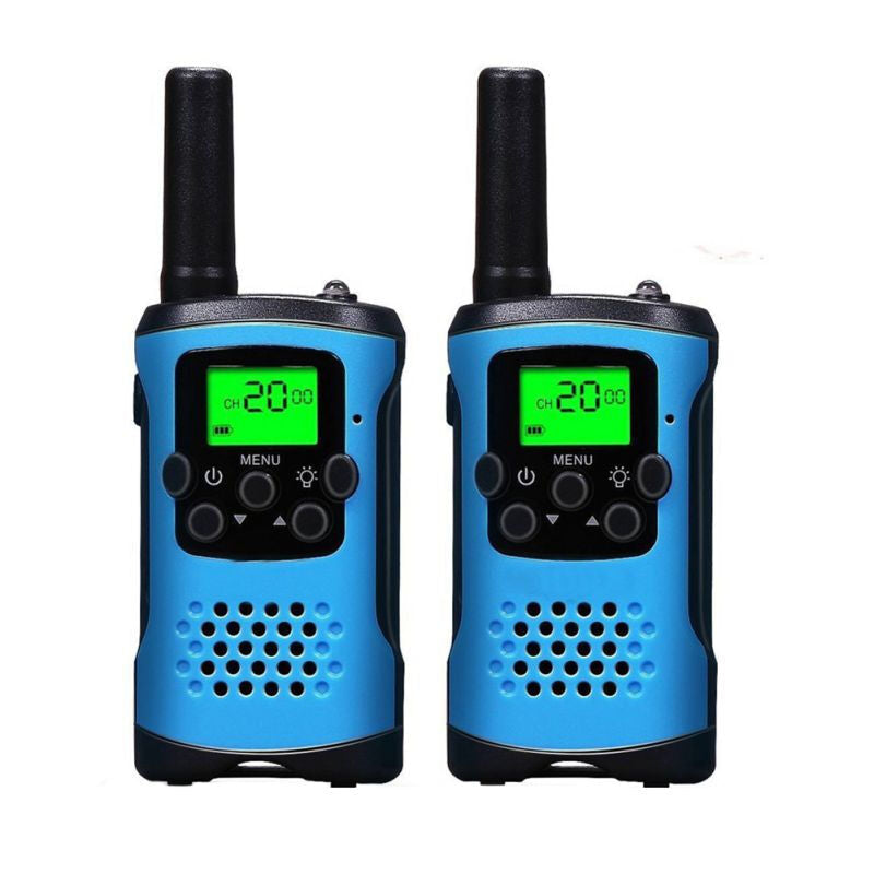 2 Pcs Premium 470Mhz Walkie Talkies - Blue