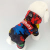 New dog clothes hooded camouflage padded coat autumn and winter clothes VIP Teddy pet small and medium-sized dog four-legged clothes