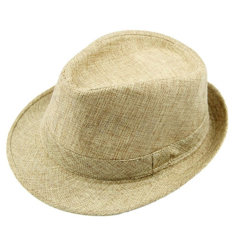 Fashion Men Women Casual Fedora Hat Pinched Crown Beach Sun Cap Panama Hat Unisex