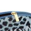 4 Pcs Set Cosmetic Bags Multifunction Make Up Cases Leopard Shell Shape Blue