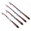 1.2M 3.94FT Telescopic Fishing Rod Travel Spinning Lure Rod Raft Pole Carbon Fiber