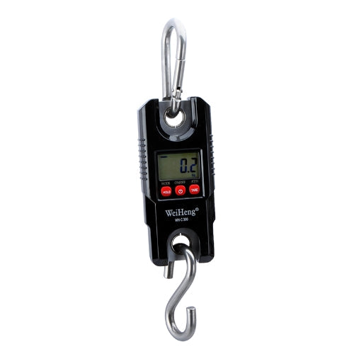 Mini Portable Crane Scale 300kg 0.1kg LCD Display Digital Electronic Hook Hanging Scale with White Backlight