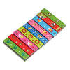 Tremolo Harmonica 16 Holes Wooden Cover Colorful Free Reed Wind Instrument Kids Musical Educational Toy