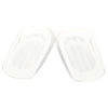 1 Pair Transparent Foot Heel Cups Cushion PU Shoe Pads Half Insoles Anti-slip Feet Care Protector